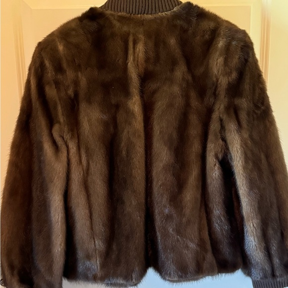 Custom Chanel style ranch mink jacket - Picture 3 of 3